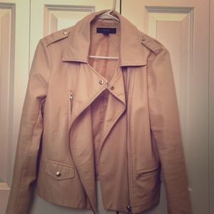 Faux Leather Motorbike Jacket